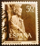 Stamps Spain -  ESPAÑA 1954  Año Santo Compostelano