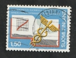 Stamps Finland -  1055 - Libro y Emblema de Mercurio