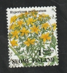 Stamps Finland -  1222 - Flor, Hypericum perforatum