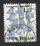 Sellos de Europa - Finlandia -  1224 - Flor, Campanula rotundifolia