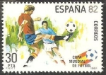 Stamps Spain -  2614 - Mundial de fútbol, España 82