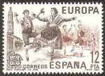 Stamps Spain -  2615 - Europa Cept, Baile Popular, La Jota