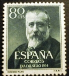 Sellos de Europa - España -  ESPAÑA 1954 Marcelino Menéndez y Pelayo 
