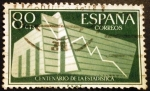 Stamps Spain -  ESPAÑA 1956  I Centenario de la Estadística Española