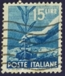 Stamps Italy -  Alegorias