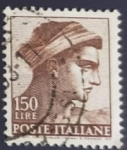 Stamps Italy -  Figuras de Miguel Angel