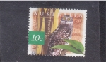 Stamps Australia -  Búho poderoso (Ninox strenua)