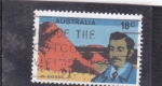 Stamps Australia -  W. GOSSE-explorador australiano