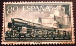Stamps Spain -  ESPAÑA 1958  XVII Congreso Internacional de Ferrocarriles