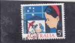 Sellos de Oceania - Australia -  NAVIDAD'64