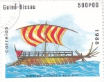 Sellos de Africa - Guinea Bissau -  birremera etrusca
