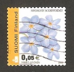 Stamps Finland -  1569 - Flor, Myosotis scorpioides (Nomeolvides)