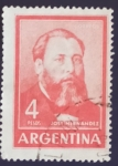 Stamps Argentina -  José Hernández Poet