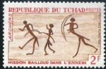 Stamps Africa - Chad -  Pinturas rupestres