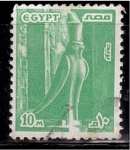 Sellos de Africa - Egipto -  Estatua de Orus