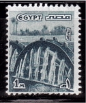 Stamps Egypt -  Rueda de riego