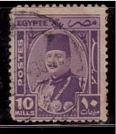 Stamps Egypt -  Rey Faruk