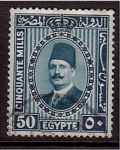 Stamps Egypt -  Rey Fuad I