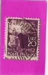 Stamps Italy -  Antorcha Olimpica
