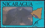 Sellos de America - Nicaragua -  Volcán Cerro Negro