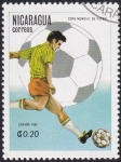 Stamps : America : Nicaragua :  Copa del Mundo, España 