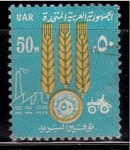 Sellos de Africa - Egipto -  Agricultura e industria