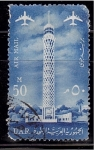 Stamps Egypt -  Inaguración de la torre de la radio en Egipto
