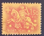 Stamps Portugal -  Escudo ecuestre Rey Dinis