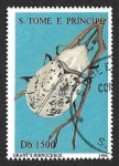 Stamps S�o Tom� and Pr�ncipe -  1287a - Escarabajo Rinoceronte de Grant