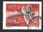 Stamps Poland -  2841 - Libélula Emperador