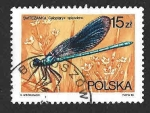 Stamps Poland -  2843 - Libélula Azul