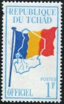 Stamps Africa - Chad -  Bandera