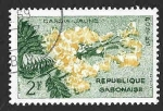 Stamps Gabon -  156 - Acacia Amarilla