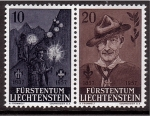 Sellos de Europa - Liechtenstein -  Centenario movimiento Scout