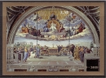 Sellos del Mundo : Europa : Vaticano : V cent. fresco de Rafael