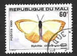 Sellos del Mundo : Africa : Mali : 392 - Mylothris Chloris