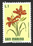 Sellos de Europa - San Marino -  758 - Lirio