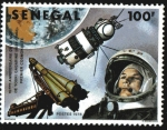 Stamps Senegal -  10 Aniversario Muerte Yuri Gagarin