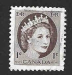 Stamps Canada -  337 - Isabel II de Inglaterra