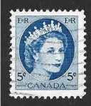Stamps Canada -  341 - Isabel II de Inglaterra