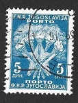 Stamps Yugoslavia -  J69 - Antorchas y Estrellas