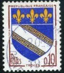Sellos de Europa - Francia -  Escudo - Troyes