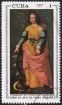 Stamps Cuba -  Sta. Catalina, Zurbarán