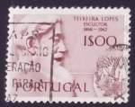 Stamps Portugal -  Teixeira Lopes, escultor