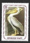 Stamps : America : Haiti :  (C) Pelícano Blanco