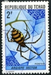 Stamps Africa - Chad -  Araña