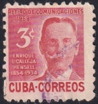 Sellos de America - Cuba -  Enrique Calleja Hensell