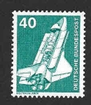 Stamps Germany -  1174 - Transbordador Espacial