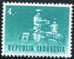 Stamps : Asia : Indonesia :  Cartero