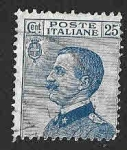 Sellos de Europa - Italia -  100 - Víctor Manuel III de Italia